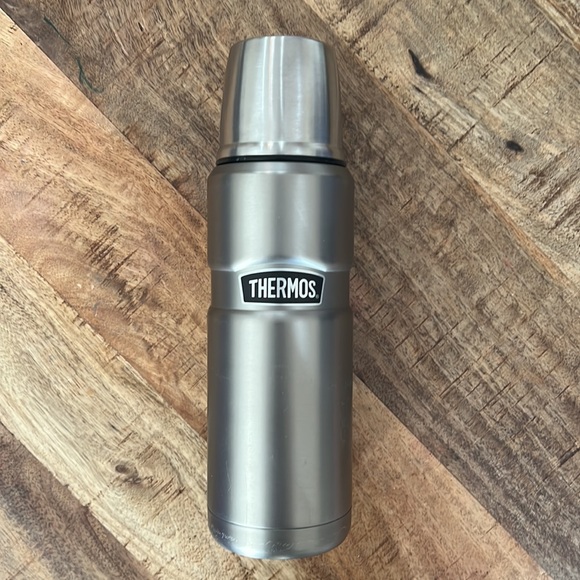 Thermos Kitchen Thermos Stainless King Vacuuminsulated Compact Bottle 6 Ounce Matte Steel